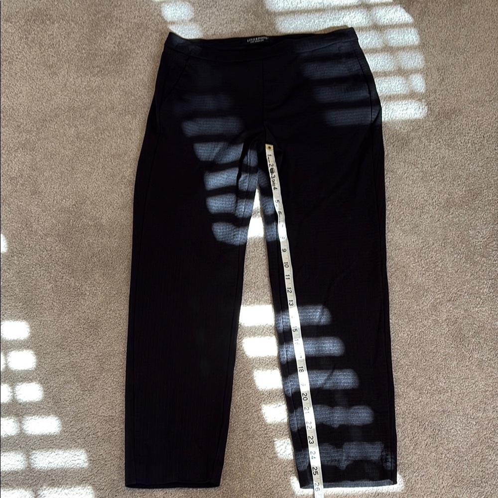 Black Stretch Knit Pants